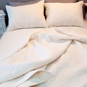 파스텔 피그먼트 워싱 누빔이불패드세트 Q