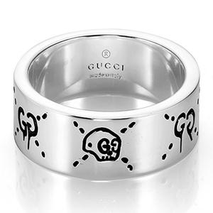 아르떼스 구찌 Ghost 해골 9mm 실버 반지 YBC455318001