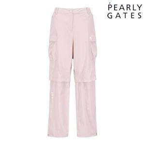 파리게이츠 (521E5PR185PK) 여성 패커블 지퍼 헴 팬츠