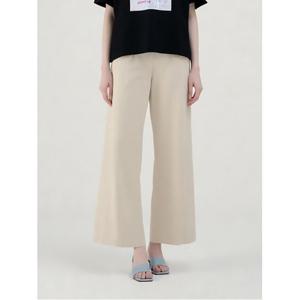 [예쎄](예쎄) 뒷밴딩 단추 장식 절개 와이드 팬츠(YW06PT42C)