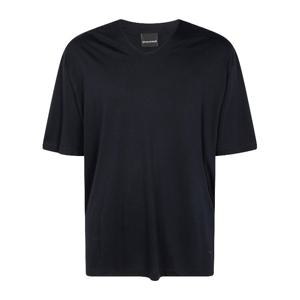 엠포리오아르마니 브이넥 루즈 핏 블랙 티셔츠 EM000747 AF1291