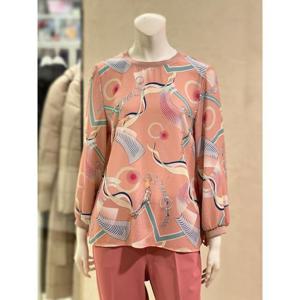 벨리시앙 세이브존01 밴딩 디테일 프린트 블라우스(2color) BL4105