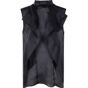 사카이 시어 라이트웨이트 레이어드 하이 넥 블라우스 2507924