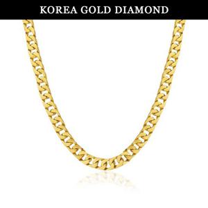 [한국금다이아몬드] 남자 순금 목걸이 면 체인 24K 75g