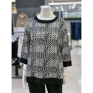 화이트호스 세이브존05 체크 나염 블라우스 A251204