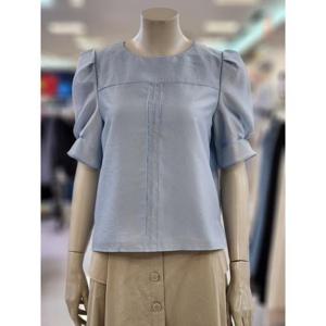 SOUP 세이브존07 퍼프 소매 반팔 블라우스 SB4SS36