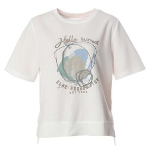 [안지크]밑단절개프린팅티셔츠 AJ2TS5170