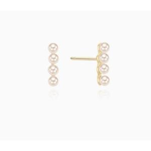 [로이드] 주문제작 버티컬 진주 14k 귀걸이 LPFN4237G