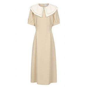 [레코브](레코브) 배색 카라 반팔 원피스(LC31C5OP523X)