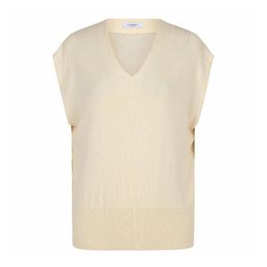 [레코브](레코브) 린넨 혼방 브이넥 캡소매 니트(LK31C8KN528X)