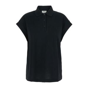 생로랑 카산드르 피케 코튼 크로디리 폴로 티셔츠 824091 Y37HC