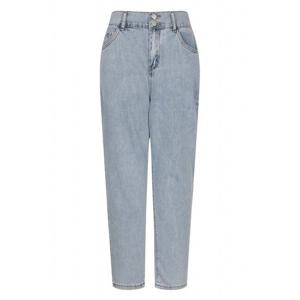 [레코브](레코브) 뒷밴딩 투버튼 데님 배기핏 팬츠(LC41C6DP007X