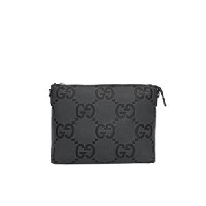 구찌 미디엄 점보 GG 메신져백 레더 그레이 696009