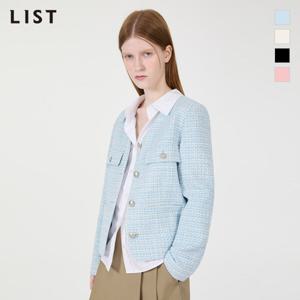 [리스트] 트위드 브이넥 크롭 자켓_TWWJKP52080