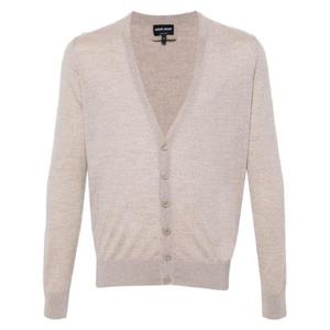 조르지오아르마니 V넥 울 가디건 8NSE01SM99Z