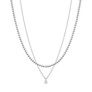 [제이에스티나] UNIS 믹스 체인 두줄 목걸이 (JJUNNQ5B5501SW420)