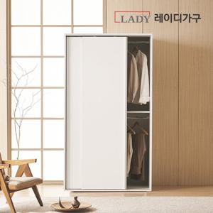 레이디가구 프리핏 키큰 슬라이딩 옷장 행거형 B (2단+2단) 1200