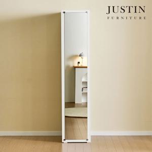 [저스틴퍼니처]블랑 파우더 원터치 거울 틈새 옷장(400)