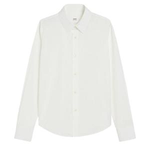 아미 하트 로고 클래식 셔츠 화이트 FSH061 CO0097 100