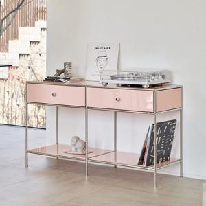 포더홈 무디 미드센츄리 모듈 수납장 하부 선반형 2칸 1200