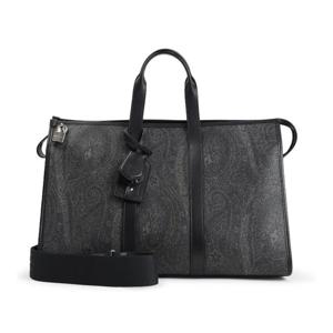 에트로 블랙 페이즐리 패턴 러기지 백 MP1L0002AA012 N0000