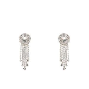 Alessandra Rich 장식 댕글 클립온 이어링 FABA3090J0002 0001 TP934508332