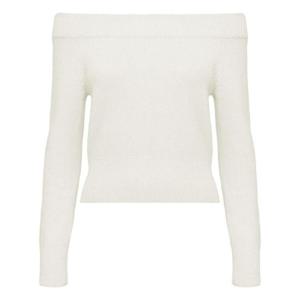 25 FW Alexander McQueen 오프숄더 골지 트리밍 스웨터 758588Q1A6Y TP432297832