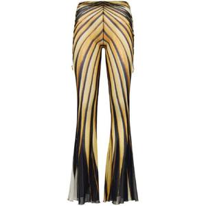 25 FW 로베르토 카발리 레이 오브 골드톤 플레어 팬츠 TKT2046HM33 TP432072189