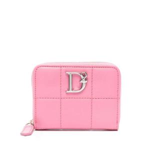 25 FW 디스퀘어드2 로고 장식 퀼팅 지갑 WAW002418905143 TP432149219