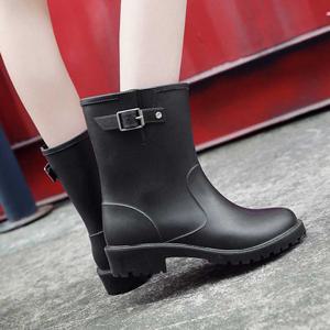 여자 레인부츠 미들 장화 캐주얼 비올때 눈올때 신발