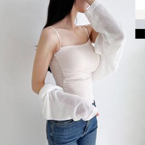 [샵앤][샵앤] 여성 캡내장 크롭 나시 티셔츠 WDM-WSH-GSST600