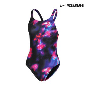 나이키 스윔 하이드라스트롱 멀티 프린트 패스트백 원피스 여성 탄탄이 실내 수영복 하이컷 NESSF014-001