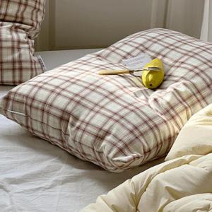 아트박스/메종드룸룸 랑데뷰 사만다 체크 베개커버 2colors