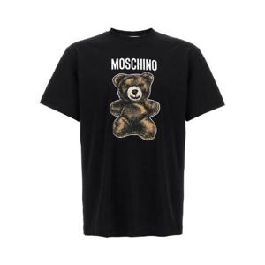 Moschino 테디 베어 프린트 크루넥 티셔츠 251ZZ07100241 1555 TP934882634