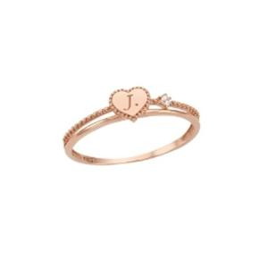 [로이드] 우정반지 각인 이니셜 하트 10K/14K18K반지 LRT19017T