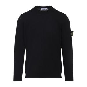 스톤아일랜드 블랙 라이트웨이트 울 풀오버 스웨터 K2S15510007