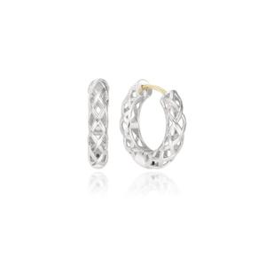 미니골드 14k 금침 실버 네트 링귀걸이 MEM21993