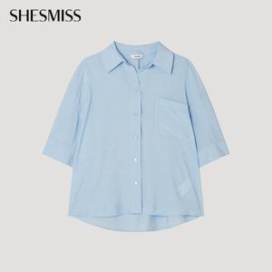 [쉬즈미스] 패치 포켓 7부 셔츠_SWWSTP22160_LL