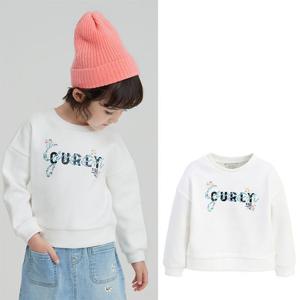 [컬리수]아동 그린플라워 크롭 맨투맨C221TSG02P