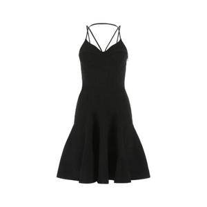 Alexander McQueen 스트래피 플루티드 미니 드레스 698400Q1A0U 1000 TP944843522
