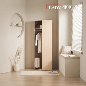 레이디가구 이안 드레스룸 80cm 1단 코너형 (우형)