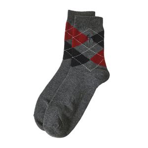 [헤지스] 남성 아가일 체크 장목 양말 HZSS5F101G2