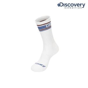 디스커버리 (DXSO7124N_BLS) 스트라이프 배색 로고 하이삭스 DXNW