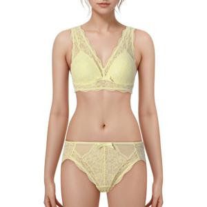 [바바라(언더웨어)]레몬컬러  레이스 노라인  팬티ABP4442LEM