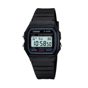 카시오 군인 시계 군대 전자 스포츠 F-91W-1D