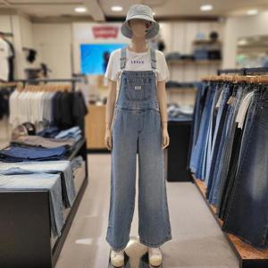 리바이스 여성 XL 오버롤 멜빵바지 001V0-0000
