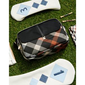 닥스 골프 여성 25FW ONLINE EXCLUSIVE 블랙믹스 시즌백 체크 플랩 크로스백 DNGF5F962BA