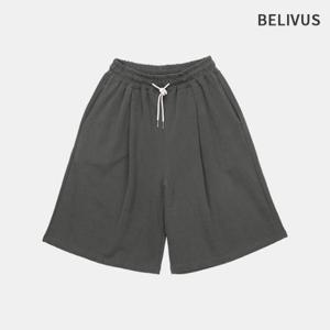 빌리버스 남자 피그먼트 밴딩 와이드 반바지 BNEP015