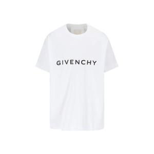 지방시 반팔 티셔츠 BM716N3YAC100 WHITE