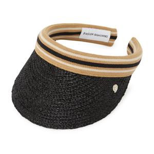 헬렌카민스키 스트라이프 바이저 HAT52203 CHARCOAL  STRIPE